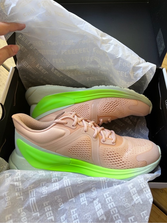 lululemon athletica Shoes - NIB Lululemon size 7 Breathable Pink & Neon Green Women's Running Sneakers